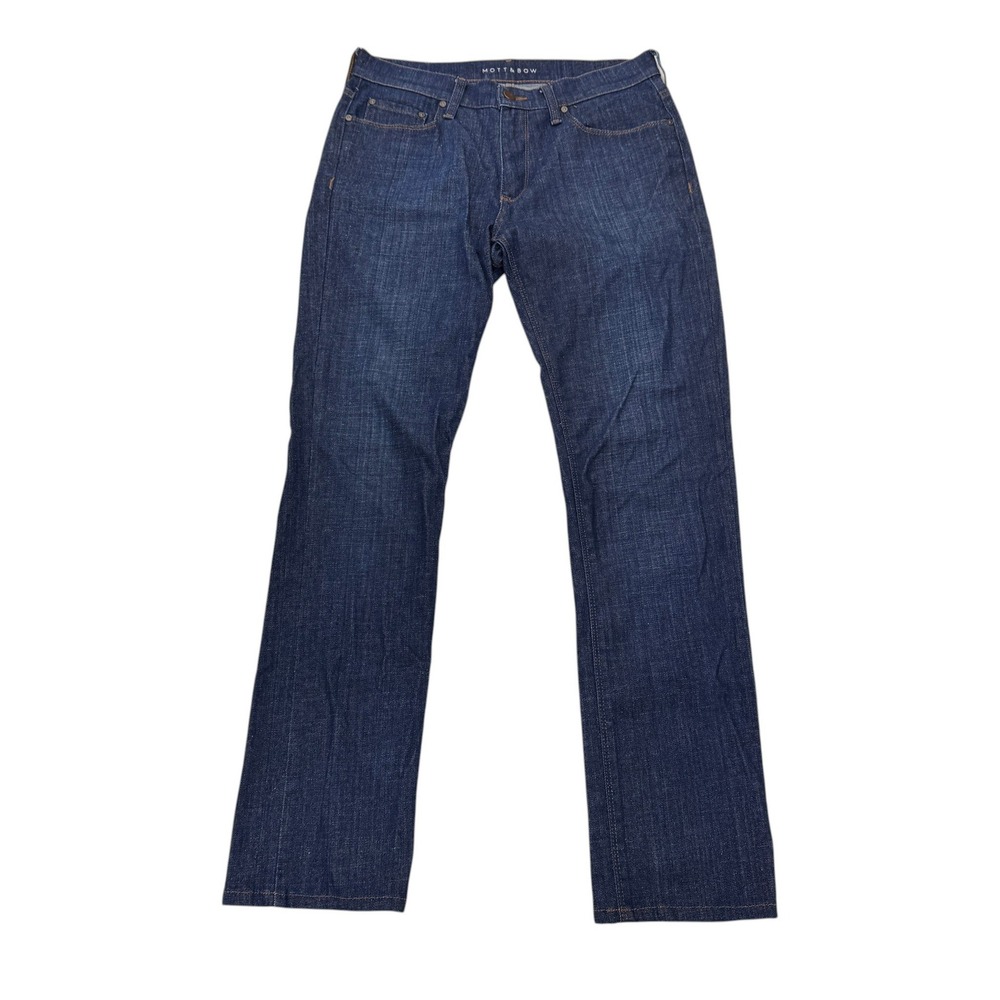 Mott &‎ Bow Slim Dark Indigo Blue Jeans Mens 30 x 32